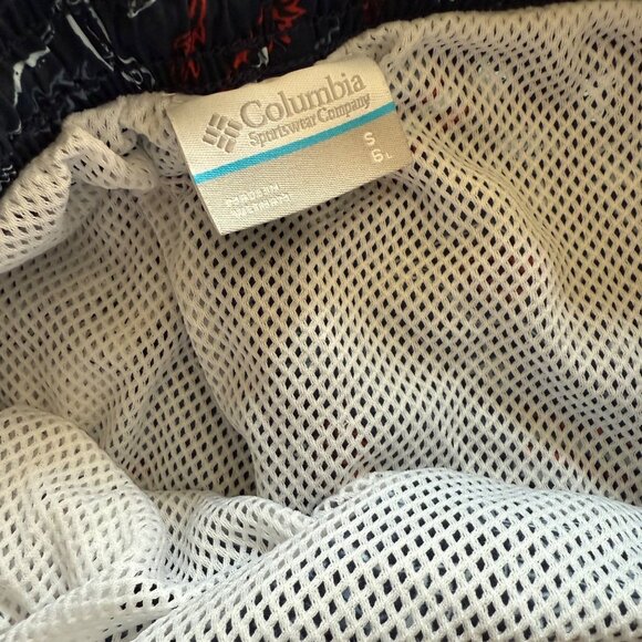 Columbia PFG Mens Swim Trunks With Patriotic Fishing Print Small - Picture 3 of 9